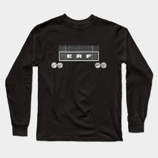 ERF A series 1970s classic lorry minimalist front Long Sleeve T-Shirt